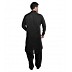 Premium Cotton Pathani suit -Black